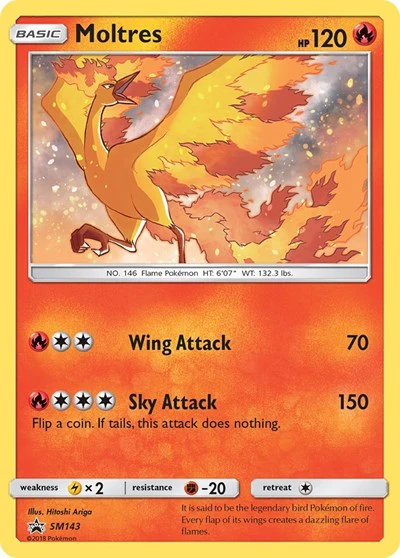 SMP: Moltres - SM143 (Holofoil)
