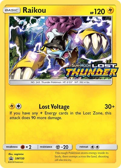 SMP: Raikou - SM150 (Prerelease) (Holofoil)