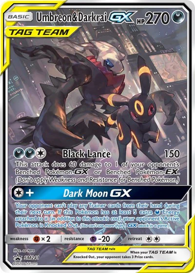 SMP: Umbreon & Darkrai GX - SM241 (Holofoil)