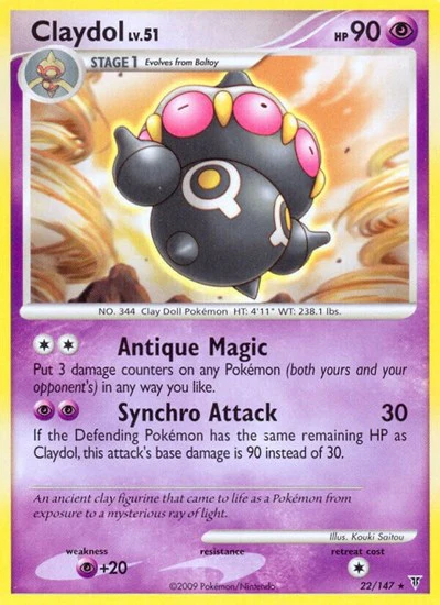 SV: Claydol (Reverse Holofoil)