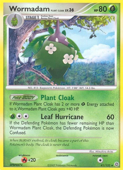 SW: Wormadam Plant Cloak (Reverse Holofoil)