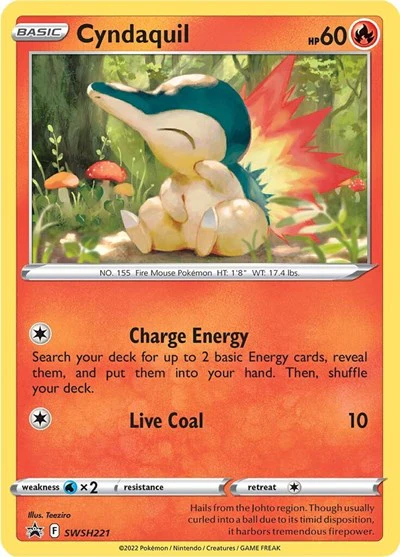 SWSD: Cyndaquil - SWSH221 (Holofoil)
