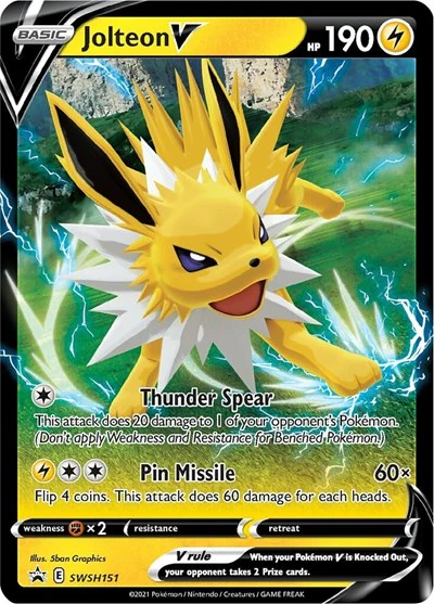 SWSD: Jolteon V - SWSH151 (Holofoil)