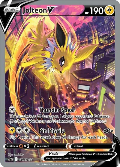 SWSD: Jolteon V - SWSH183 (Holofoil)