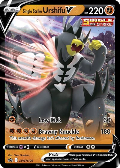 SWSD: Single Strike Urshifu V - SWSH106 (Holofoil)