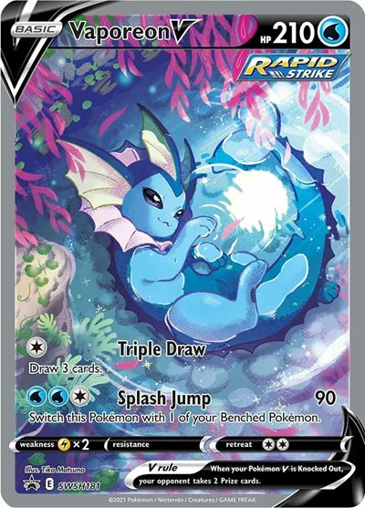 SWSD: Vaporeon V - SWSH181 (Holofoil)