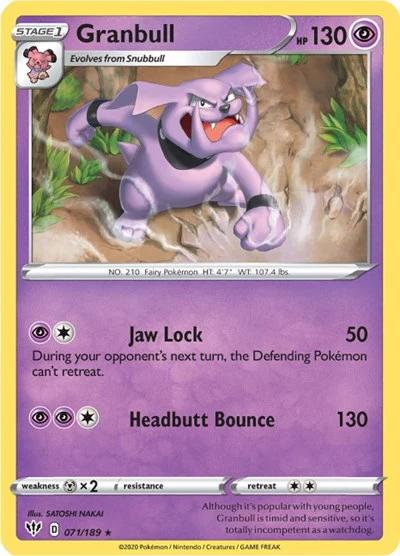 SWSH03: Granbull (Reverse Holofoil)