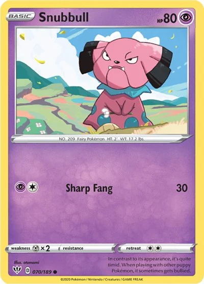 SWSH03: Snubbull (Reverse Holofoil)