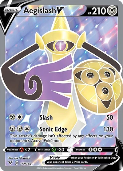 SWSH04: Aegislash V (Full Art) (Holofoil)