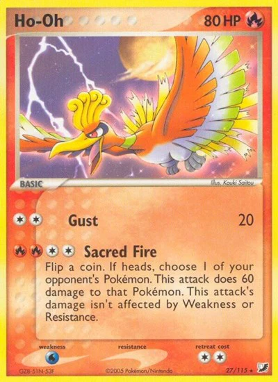 UF: Ho-Oh (Reverse Holofoil)