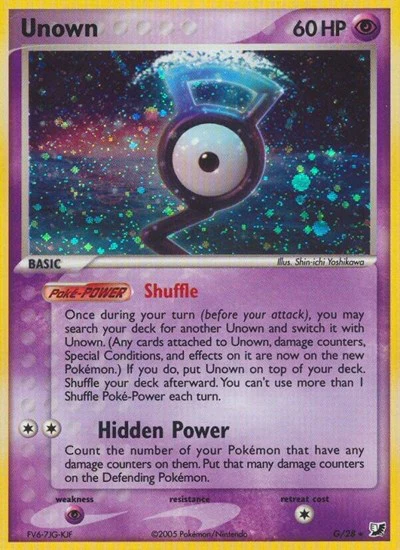 UF: Unown (G) (Holofoil)