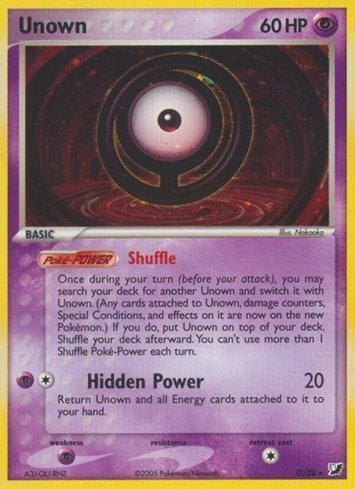 UF: Unown (O) (Holofoil)