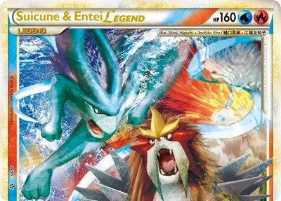 UL: Suicune & Entei Legend (Top) (Holofoil)
