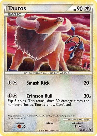 UL: Tauros (Reverse Holofoil)