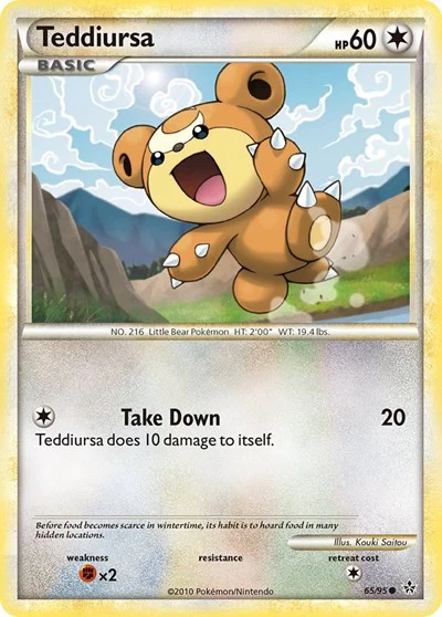 UL: Teddiursa (Reverse Holofoil)