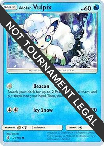 WCD: Alolan Vulpix - 2017 (Zachary Bokhari)