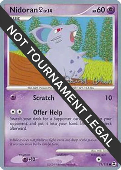 WCD: Nidoran F - 2009 (David Cohen)