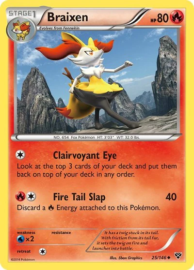 XY: Braixen (Reverse Holofoil)