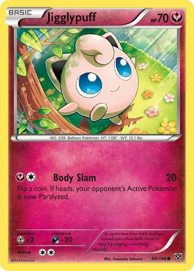 XY: Jigglypuff (88) (Reverse Holofoil)