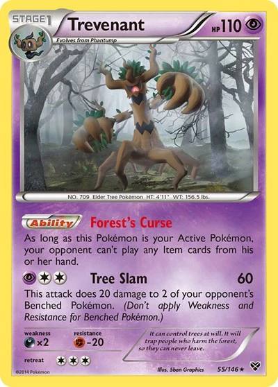XY: Trevenant (Holofoil)