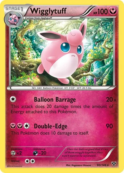 XY: Wigglytuff (90) (Reverse Holofoil)